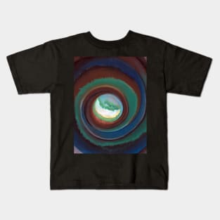 High Resolution Pond in the Woods by Georgia O'Keeffe Kids T-Shirt